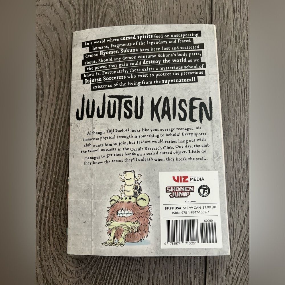 Gege Akutami  Jujutsu Kaisen manga vol.1 - Picture 3 of 4